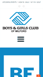 Mobile Screenshot of boysandgirlsclubofmilford.com